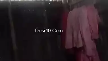 Today Exclusive- Desi Village Girl Showing Her Boobs And Pussy To Lover Part 2