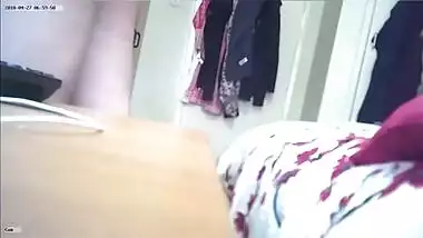 Indian Wife changing Cloths