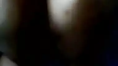 Desi Indian girl blowing and fucking uncut cock hindi