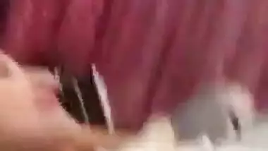 A Bangladeshi guy shows his GF’s big boobs on camera