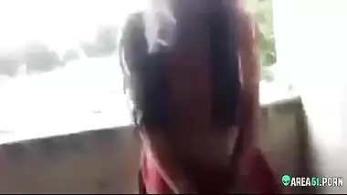 My new red dress for flashing outdoor in public, Desi mms full sex video