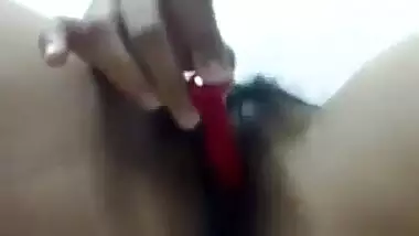 Sexy Telugu Girl Masturbating With A Pen