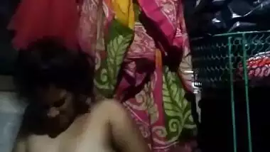 Dehati Bengali wife showing her pussy and boobs