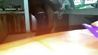 wifr fucked while working in kitchen