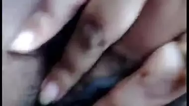 Beautiful wife fingering