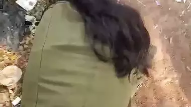 Girlfriend outdoor fucking in Odia sex video