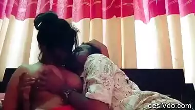 Desi College Girl Fucking with Lover in Hostel Until Cum Moaning & Talking Part 4