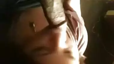 Indian wife sucking like a pro