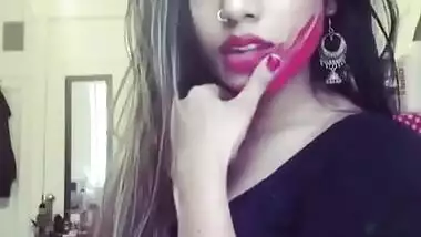 sexy desi babe hot expression in HOLI