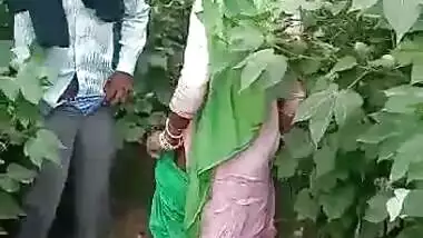 Village couple caught fucking outdoor