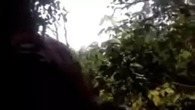 Tamil BF sucking and lick GF nipples from soft to make him hard, outdoor sex