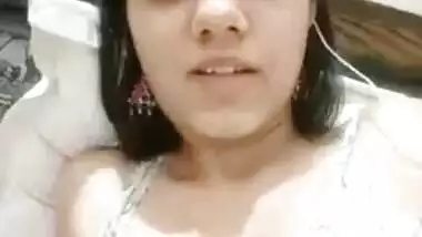 Busty Indian girl showing her big boobs on cam