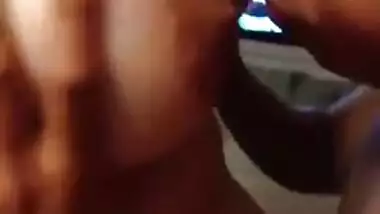 Busty Asammese wife boob engulfing MMS video