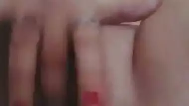 Paki Gf pussy fingering on cam video