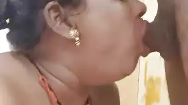 Indian blowjob wife naked mouth fucking POV