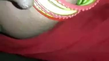Desi aunty hard nipples at night
