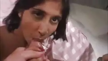 beautiful indian wife gets 2 facials