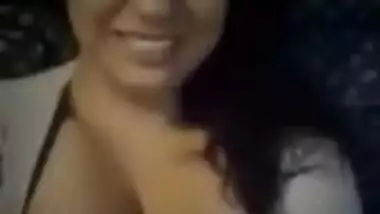 Big boob enjoying with cum