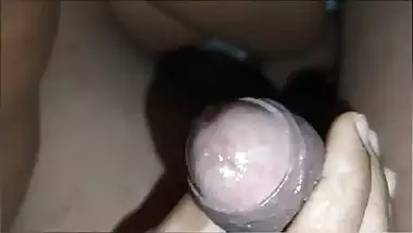 Fucking Desi pussy loaded with cum