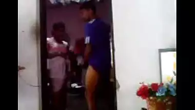 Hidden cam quick sex of desi aunty with young guy