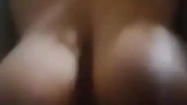 Bouncing Desi big boobs show during sex ride