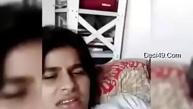 Today Exclusive- Horny Desi Girl Showing Her Boobs And Wet Pussy On Video Call Part 1