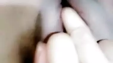 Cute girl fingering