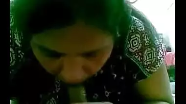 Chennai aunty gives husband blowjob