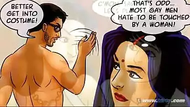 SB – 71 : Famous Indian cartoon pornstar Savita Bhabhi in lesbian act