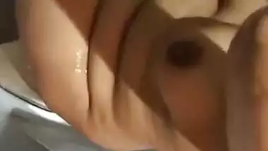 Desi wife taking bath recorded by husband with audio