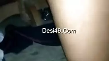Female doesn't resist Desi man filming her XXX cherry while changing