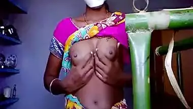Desi village slut boobs squeeze milking mms video