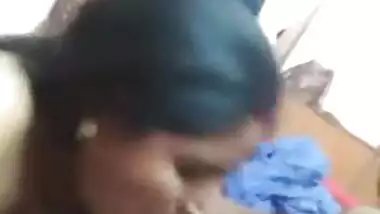Indian XXX wife gets her tits licked after giving her husband a blowjob MMS