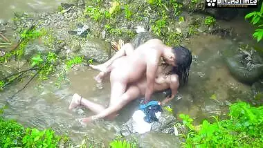 Desi Girl Sudipa Having Sex In The Waterfall And Gets Cum In Her Mouth