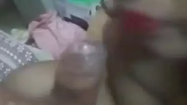 Sexy Telugu girl touching herself watching porn