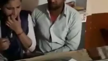 Village teacher pesters and seduces for sex a student at school - Desi MMS