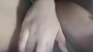 Slim Bengali sex girl fingering her horny pussy
