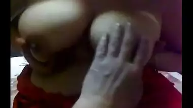 Large milk shakes bhabhi seduces her husband for a worthwhile home sex session