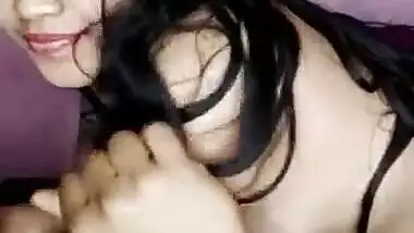 A nude couple goes live online in an Indian desi sex video