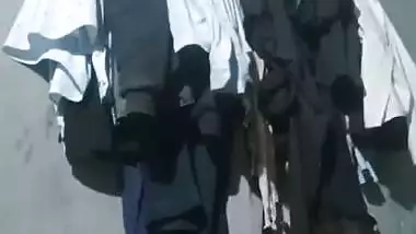 Rajasthani old man porn with his wife in the bed