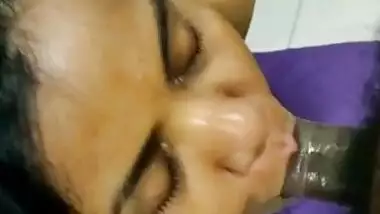 Fucking mouth of sexy Tamil wife
