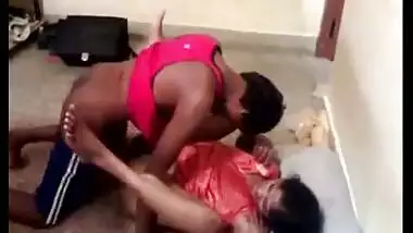 Indian porn desi sex video of Andhra wife with cuckold hubby