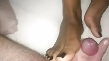 Midnight Indian Foot Worship With Cum Explosion