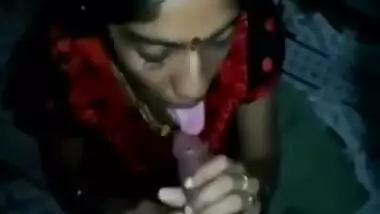 South Indian housewife tasting & sucking her husband's cock