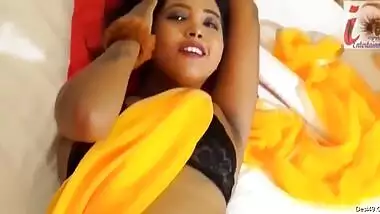 Captivating Indian adult model with pleasure takes part in photo sessions