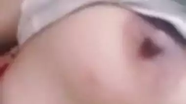 BD girl showing boobs on cam to her lover video