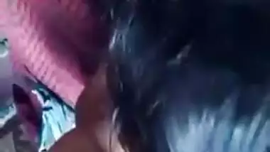 Shy Desi student begins chudai with BF by sucking his XXX phallus