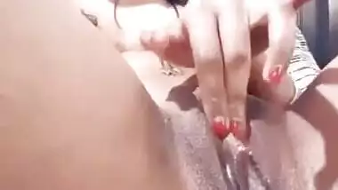 Sexy pussy play video of a gorgeous college girl