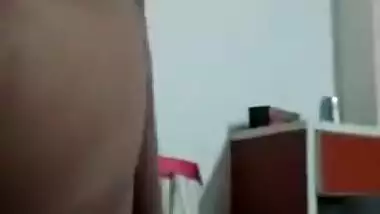 Desi gal shows perky XXX boobs in selfie video for her boyfriend