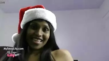 Xmas Nude Indian Girl Horny Lily Dirty Sex Chat With Fans